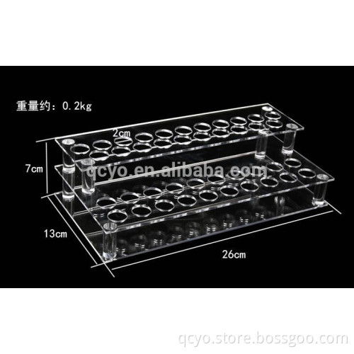 Clear Acrylic Lipstick Organizer/Holds 24 Lipstick Display rack